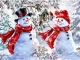 Diamond Painting Kit Snowman 5D, 30x40 cm