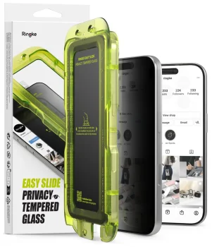 Tempered Glass for iPhone 18 Pro Max Ringke Easy Slide Privacy 2-Pack