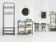 Modernhome Clothes Rack with Shoe Shelves, Black