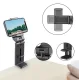 Universal Clip-On Phone Holder, 360° Adjustable & Foldable, Black