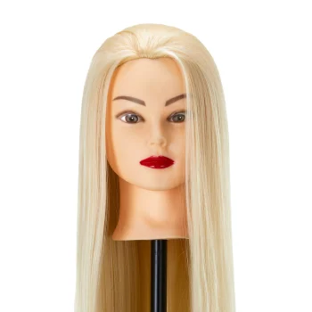 Gabbiano WZ2 Hairdressing Training Head, Synthetic Hair, 613H