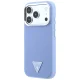 Guess Grained Triangle Logo MagSafe Case for iPhone 18 Pro Max / 17 Pro Max, Blue