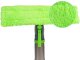 3-in-1 window cleaner with spray, microfiber and squeegee, green
