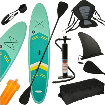Inflatable SUP board with seat and accessories 350 cm, turquoise