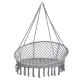 XXL stork nest swing with backrest 120×140×140 cm grey