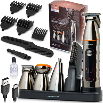 Electric Shaver and Trimmer for Beard, Hair and Body Berdsen BD-270