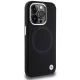 BMW Signature Liquid Silicone MagSafe Case for iPhone 15 Pro Max, Black