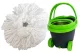 360 Spin Mop and Bucket Set with Wheels and 2 Microfiber Pads