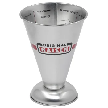Kaiser Measuring Cup 250 ml, Funnel-Shaped, with Internal Scale