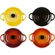 Le Creuset Stoneware Mini Cocottes Set of 4, 0.25 L, Multicolour
