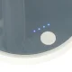 Wireless USB Desk Fan, 4 Speeds, LED, 38 cm, White