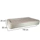 Kids Inflatable Air Mattress Bed with Pump, 140x90 cm, Light Grey
