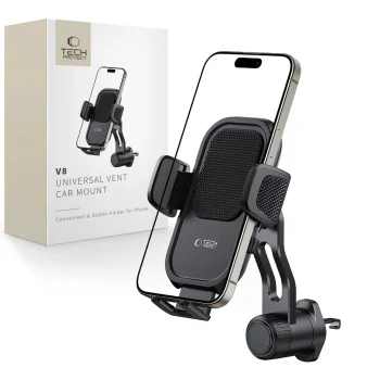Tech-Protect V8 Car Air Vent Phone Holder - Black
