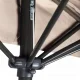 Half Patio Umbrella for Balcony and Terrace 2.7m MultiGarden, Beige