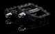 Rockbros 2017-12CBK Nylon Bicycle Pedals, Black