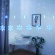 Christmas Curtain Lights with Snowflakes and Stars 138 LED, Blue