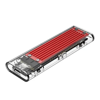 Orico TCM2-C3 M.2 NVME to USB-C 10Gb/s SSD Enclosure, Red