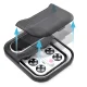 4Fizjo EVO+ Foldable Water Foot Massager, 500W, Black