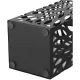 Leobert Modern Umbrella Stand, Black