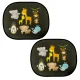 Self-adhesive Car Side Window Sunshade Sun Visor Curtain Blind, Monkey