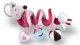 Spiral Toy for Stroller and Crib with Rattle and Teethers, Blue