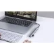 USB hub with 7 ports: 1x USB 3.2 Gen.1 + 6x USB 2.0, Izoxis 24374, grey