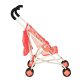 Ikonka Annabell Foldable Doll Stroller with Bag, Pink