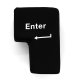 Big Enter Key Button Stress Relief Pillow USB