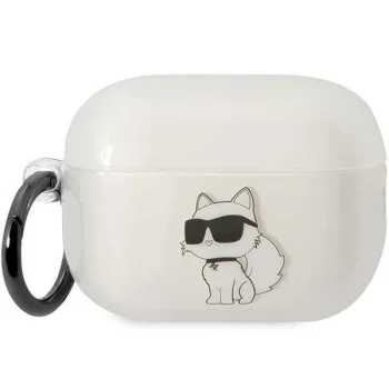 Karl Lagerfeld AirPods Pro 2 Cover KLAP2HNCHTCT Transparent Ikonik Choupette