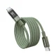 Choetech XCC-1068 PD 60W USB-C to USB-C Cable with Display 1.2 m - Green
