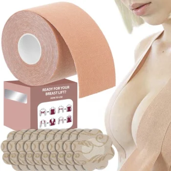Soulima Breast Lift and Support Tape, Beige, 5m
