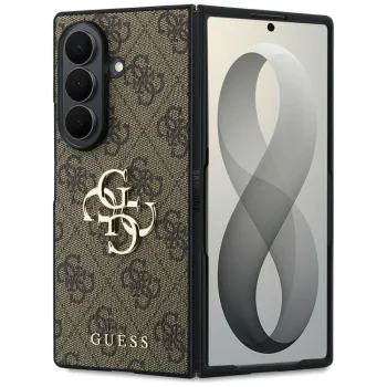 Guess Big 4G Logo Case for Samsung Galaxy Z Fold 8 Ultra, Brown