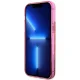 Guess iPhone 14 Pro Case Liquid Glitter 4G Translucent, Pink
