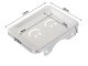 Metal Wall-Mounted Soap Dish, Silver