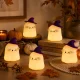 Silicone LED Night Light Ghost, RGB, Touch Control, Timer
