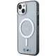 BMW iPhone 14 Case Silver Ring MagSafe, Transparent