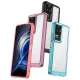 Outer Space Case for Xiaomi Poco F4 5G Hybrid Cover with Flexible Frame Black