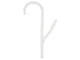 Bathroom Radiator Hanger Hooks, 2 pcs, White