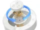 Shower Head with 5 Spray Modes and Water Filter, White