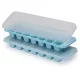Joseph Joseph Flow Easy-Fill Ice-Cube Trays with Lids 20197, Pack of 2, Blue