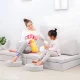 Ecotoys TMSRT-15 Modular Kids Sofa, 10 Pieces, Grey