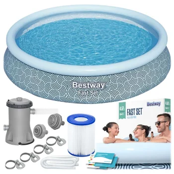 Bestway 57313NN Fast Set Pool 457x84 cm (9-in-1)