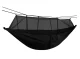 Tourist Hammock with Mosquito Net 260x140 cm Black