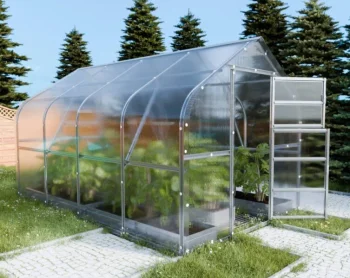 Greenhouse KLASIKA DROP 2.5x4 m with 6 mm Polycarbonate