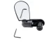 Bicycle Mirror, 360 Degree Adjustment, Black