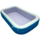 Inflatable Kids Garden Play Pool with Slide and Sunshade Canopy 240 x 160 cm