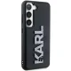 Karl Lagerfeld Samsung Galaxy S23+ Case 3D Rubber Glitter Logo, Black