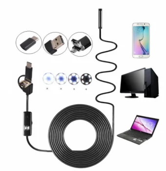 Endoscopic Inspection Camera USB / Micro USB / USB-C, 5m, LED