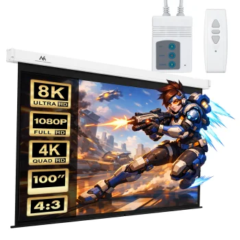 Maclean MC-592 Electric Projection Screen 100" 200x150 cm 4:3