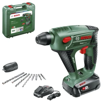 Bosch UNEO Maxx Cordless Rotary Hammer 18V with 1x 2.5 Ah Battery & Charger